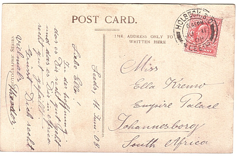 Postcard - Back