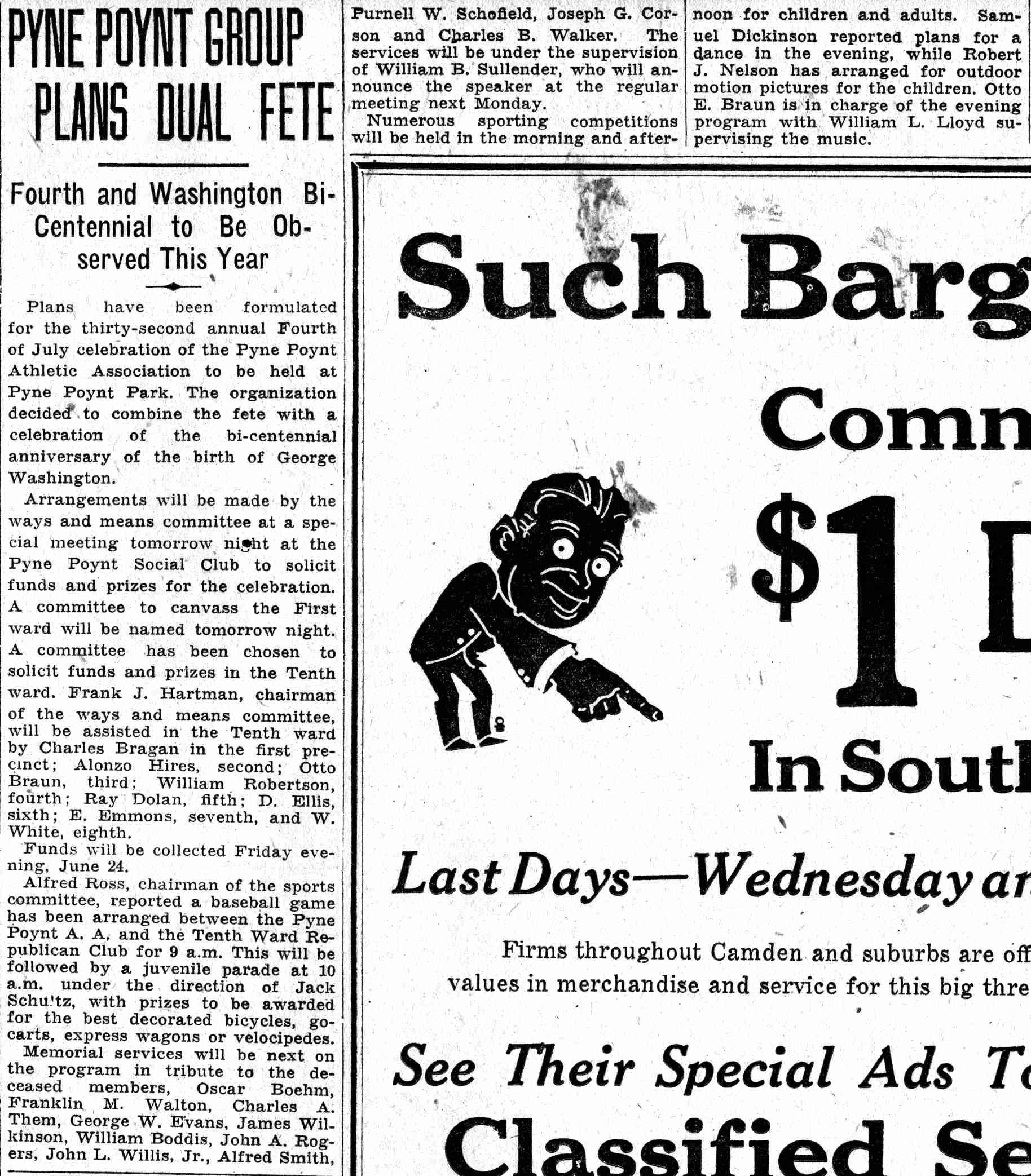 Camden Courier-Post * June 15, 1932