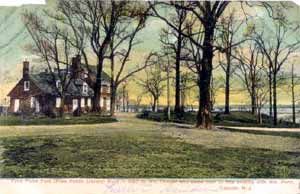The Cooper House was made into a library, known as the Pyne Point Library