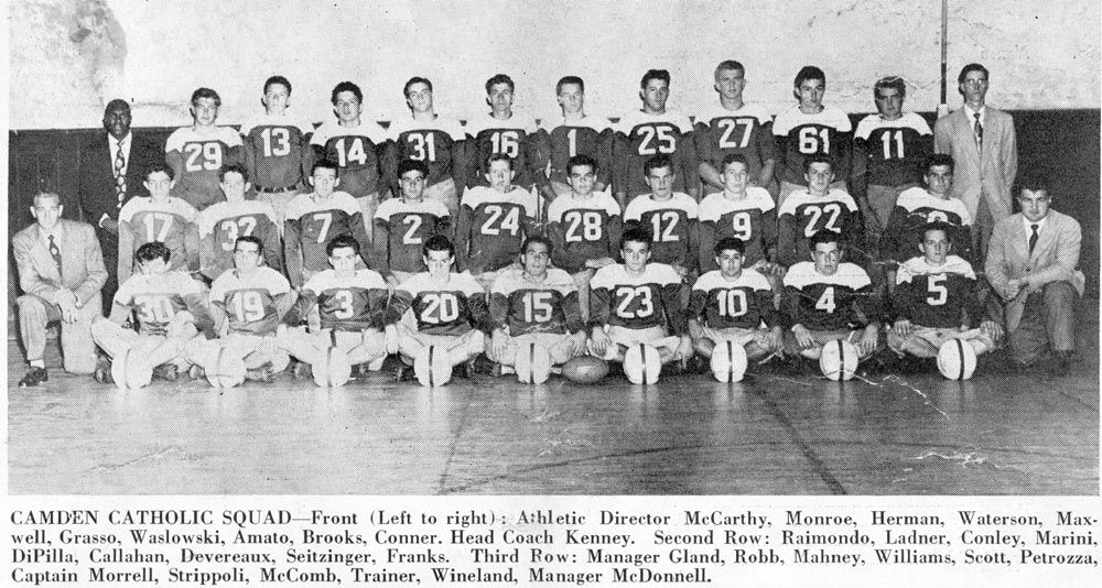 Camden Catholic 1950 High School Football Team