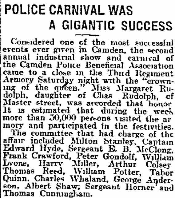Police Carnival was a Gigantic Success