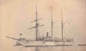 uss princeton in manila bay, about 1903