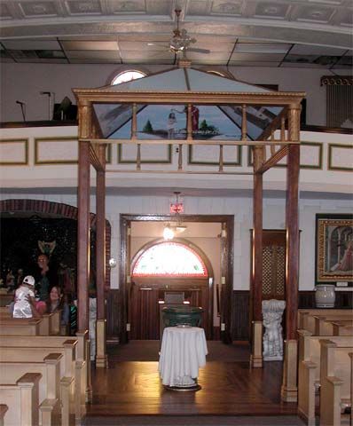 Inside the Mount Carmel Church
