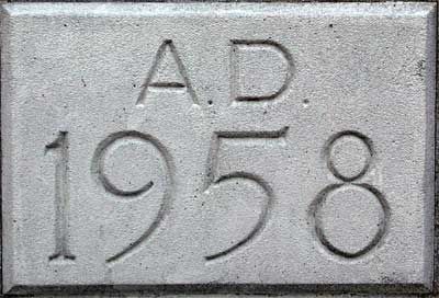 Our Lady of Mount Carmel and Fatima Rectory Cornerstone