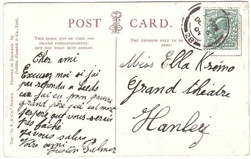 Other postcards from Justin Palmer