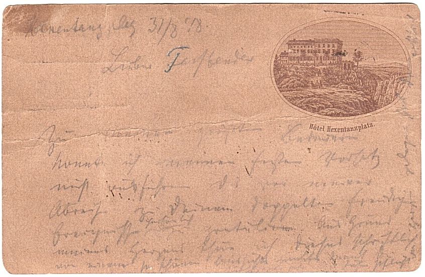 1878 Postcard